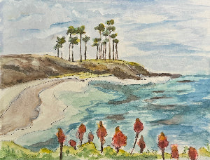 Crescent Bay Limited Edition Watercolor Print